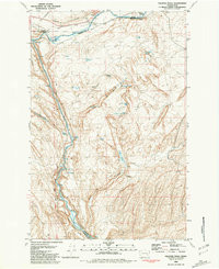 PALOUSE FALLS, WA HISTORICAL MAP GEOPDF