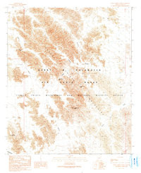 CABEZA PRIETA PEAK, AZ HISTORICAL MAP GE
