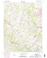 CLARKSVILLE, MD HISTORICAL MAP GEOPDF 7.