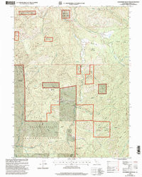 HOOSIMBIM MOUNTAIN, CA HISTORICAL MAP GE