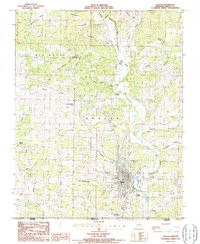 THAYER, MO HISTORICAL MAP GEOPDF 7.5X7.5