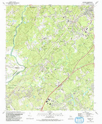 SUWANEE, GA HISTORICAL MAP GEOPDF 7.5X7.