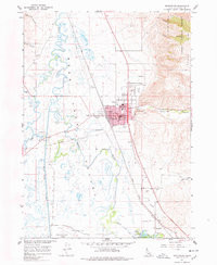 MONTPELIER, ID HISTORICAL MAP GEOPDF 7.5