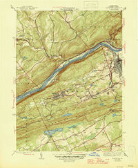 NANTICOKE, PA HISTORICAL MAP GEOPDF 7.5X