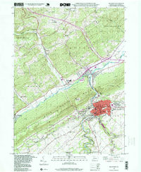 BELLEFONTE, PA HISTORICAL MAP GEOPDF 7.5