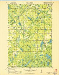 STONE LAKE, WI HISTORICAL MAP GEOPDF 15X