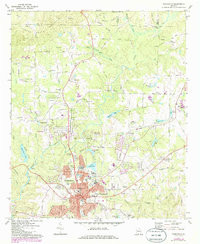 THOMASTON, GA HISTORICAL MAP GEOPDF 7.5X