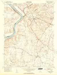 POOLESVILLE, MD-VA HISTORICAL MAP GEOPDF