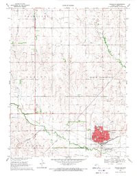 HOISINGTON, KS HISTORICAL MAP GEOPDF 7.5
