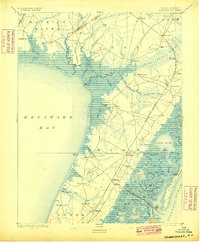 DENNISVILLE, NJ HISTORICAL MAP GEOPDF 15