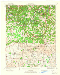 MAMMONTH CAVE, KY HISTORICAL MAP GEOPDF