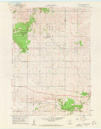 NERSTRAND, MN HISTORICAL MAP GEOPDF 7.5X