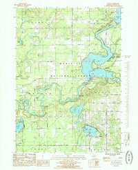 CROTON, MI HISTORICAL MAP GEOPDF 7.5X7.5