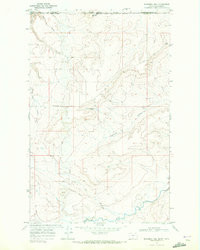 BUSHNELL HILL, MT HISTORICAL MAP GEOPDF
