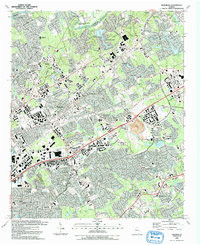 NORCROSS, GA HISTORICAL MAP GEOPDF 7.5X7