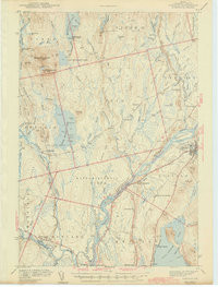 LINCOLN, ME HISTORICAL MAP GEOPDF 15X15