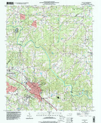 CLAYTON, NC HISTORICAL MAP GEOPDF 7.5X7.