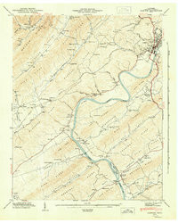 CLINTON, TN HISTORICAL MAP GEOPDF 7.5X7.