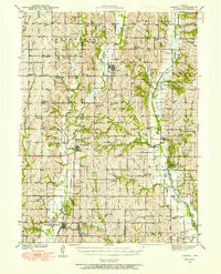 PARNELL, MO HISTORICAL MAP GEOPDF 15X15
