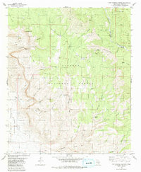 BUG SCUFFLE CANYON, NM HISTORICAL MAP GE