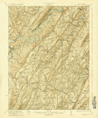 HANGING ROCK, WV HISTORICAL MAP GEOPDF 1