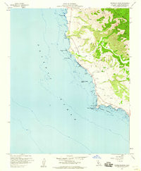 PIEDRAS BLANCAS, CA HISTORICAL MAP GEOPD