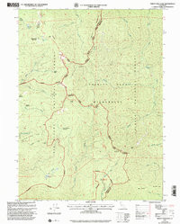 TRINITY MOUNTAIN, CA HISTORICAL MAP GEOP