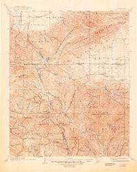 TEJON, CA HISTORICAL MAP GEOPDF 30X30 GR