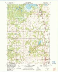 HAUGEN, WI HISTORICAL MAP GEOPDF 7.5X7.5
