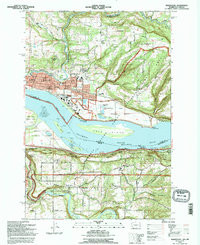 WASHOUGAL, WA-OR HISTORICAL MAP GEOPDF 7