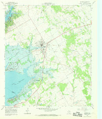 WHITNEY, TX HISTORICAL MAP GEOPDF 7.5X7.