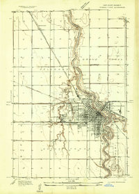 GRAND FORKS, ND-MN HISTORICAL MAP GEOPDF