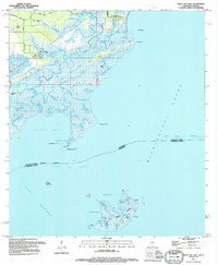 SAINT JOE PASS, MS-LA HISTORICAL MAP GEO