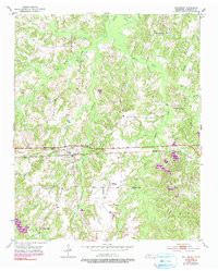 SAULSBURY, TN HISTORICAL MAP GEOPDF 7.5X