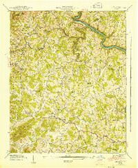 LEICESTER, NC HISTORICAL MAP GEOPDF 7.5X