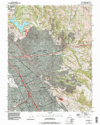 HAYWARD, CA HISTORICAL MAP GEOPDF 7.5X7.