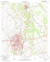 OPELOUSAS, LA HISTORICAL MAP GEOPDF 7.5X
