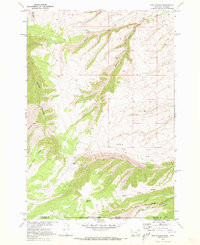 RED SPRINGS, MT-WY HISTORICAL MAP GEOPDF