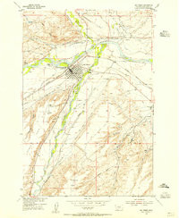 BIG TIMBER, MT HISTORICAL MAP GEOPDF 7.5