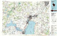 APPLETON, WI HISTORICAL MAP GEOPDF 30X60