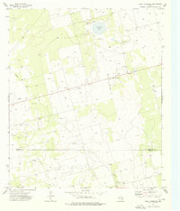 SAINT LAWRENCE, TX HISTORICAL MAP GEOPDF