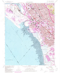 SAN LEANDRO, CA HISTORICAL MAP GEOPDF 7.