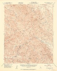 BRANCH MOUNTAIN, CA HISTORICAL MAP GEOPD