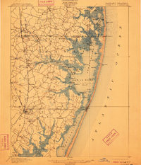 OCEAN CITY, MD-DE HISTORICAL MAP GEOPDF