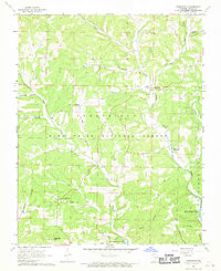 THORNFIELD, MO HISTORICAL MAP GEOPDF 7.5
