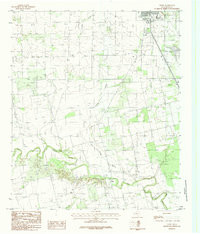 TRUBY, TX HISTORICAL MAP GEOPDF 7.5X7.5