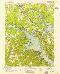 ROUND BAY, MD HISTORICAL MAP GEOPDF 7.5X