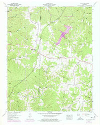 OVILLA, TN HISTORICAL MAP GEOPDF 7.5X7.5