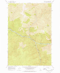 SELWAY FALLS, ID HISTORICAL MAP GEOPDF 7
