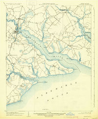 HERTFORD, NC HISTORICAL MAP GEOPDF 15X15